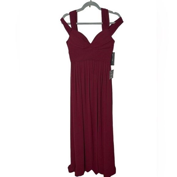 Lulus Make Me Move Burgundy Maxi Dress Size XS Women’s NWT - Picture 3 of 9